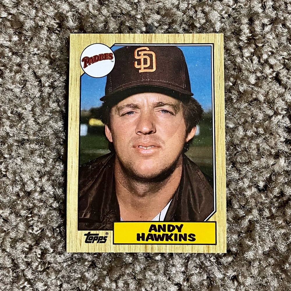 Topps Andy Hawkins Baseball Card